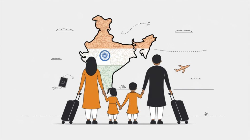 departing India