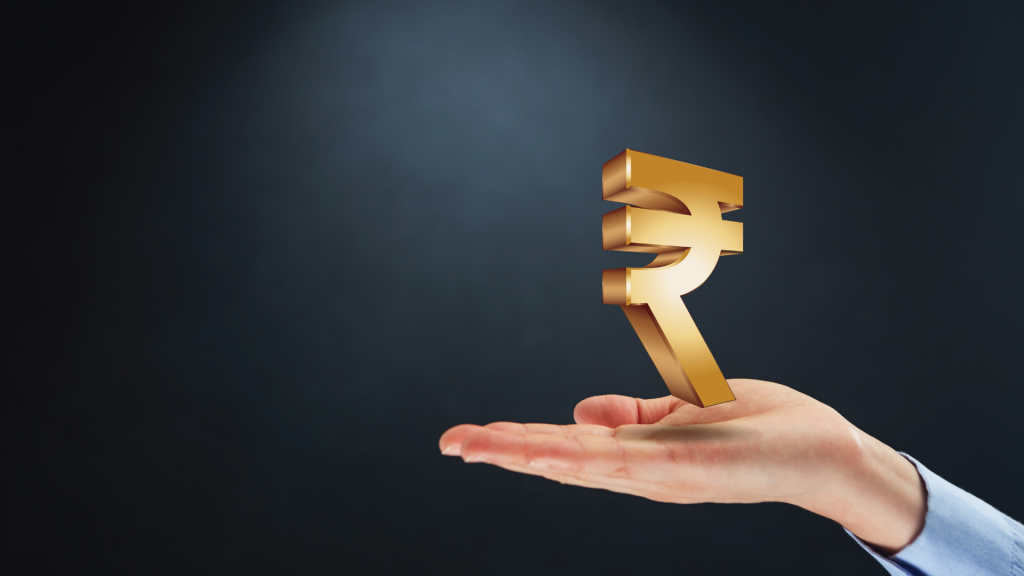 declining Indian rupee